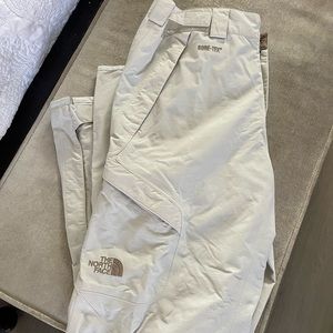 The North Face woman’s tan snow pants